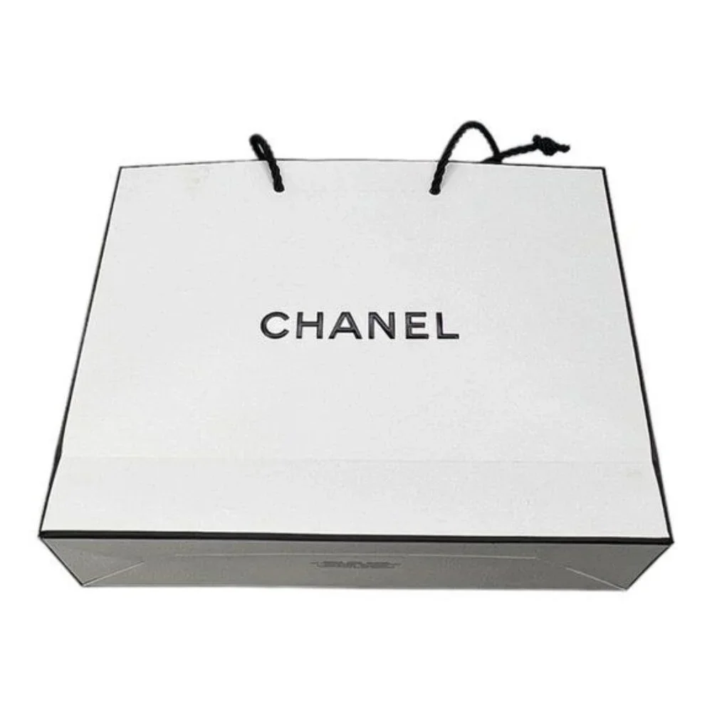 Chanel Gift Bag Set Authentic Pouch Tissue Paper and Gift Bag